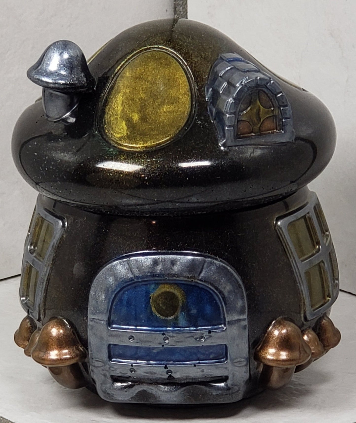 Mushroom House Jar