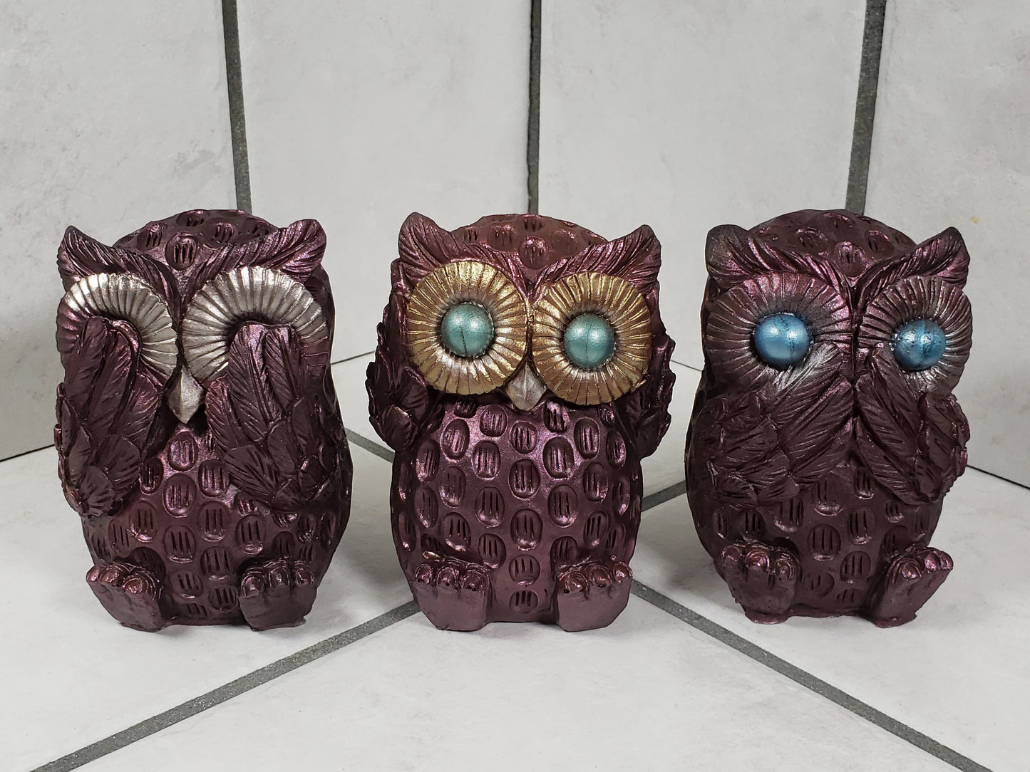 See, Hear, Speak No Evil Owls