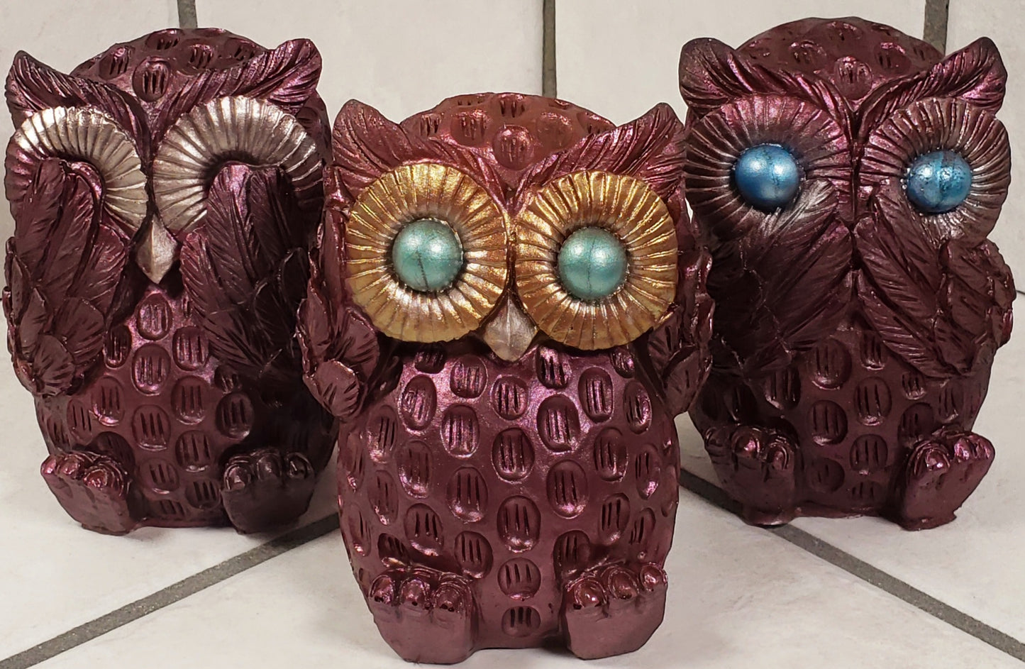 See, Hear, Speak No Evil Owls