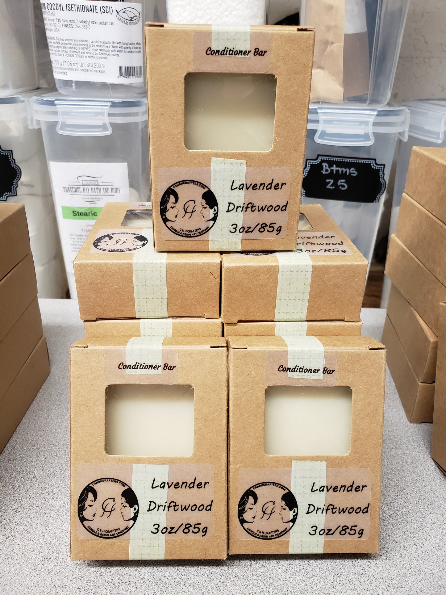 Lavender Driftwood Conditioner Bar