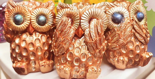 See, Hear, Speak No Evil Owls