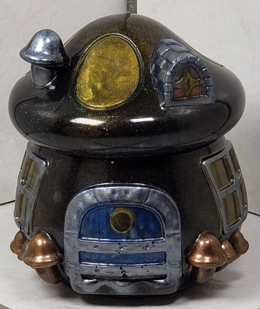 Mushroom House Jar