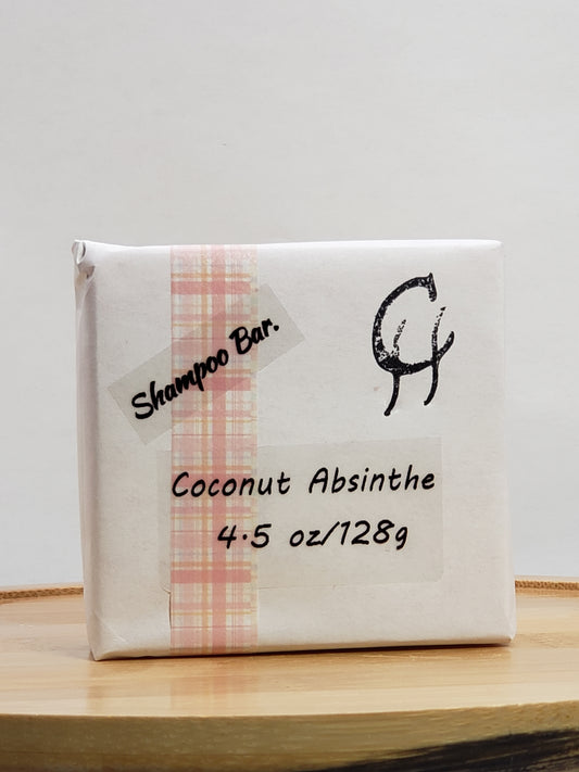 Coconut Absinthe Shampoo Bar
